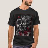 "Whispers of the Crimson Bloom" Tシャツ (正面)
