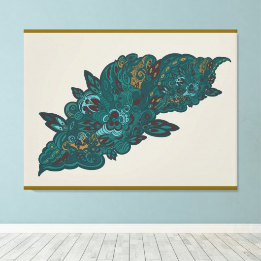 whispers of the Lily キャンバスプリント (インサイチュ (ウッドフロア))