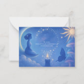 Whispers Of The Moon Flat Note Card ノートカード (正面)