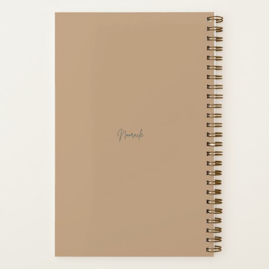 Whispers of the Moon's Daughter Floral Fantasy ノートブック (裏面)