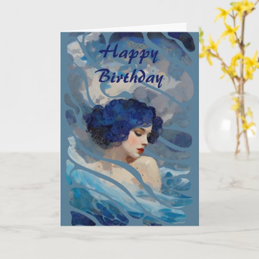 Whispers of the Ocean Goddess カード (黄色い花)