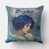 Whispers of the Ocean Goddess クッション (正面)