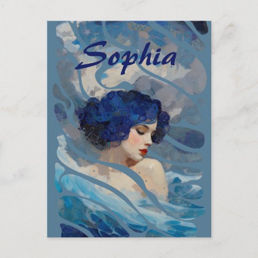 Whispers of the Ocean Goddess ポストカード (正面)