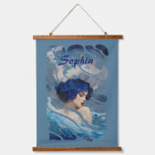 Whispers of the Ocean Goddess 吊り下げ型タペストリー (正面)