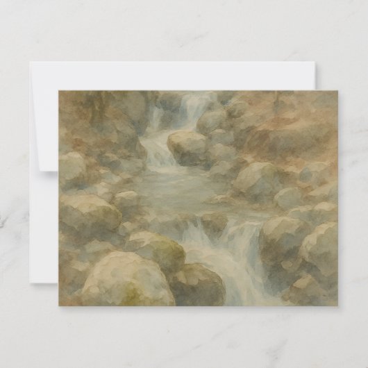 Whispers of the Stream 出欠カード (正面)