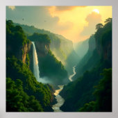 "Whispers of the Valley: Nature’s Golden Hour" ポスター (正面)