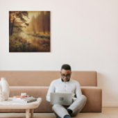 Whispers of the Willow River – Canvas Art キャンバスプリント