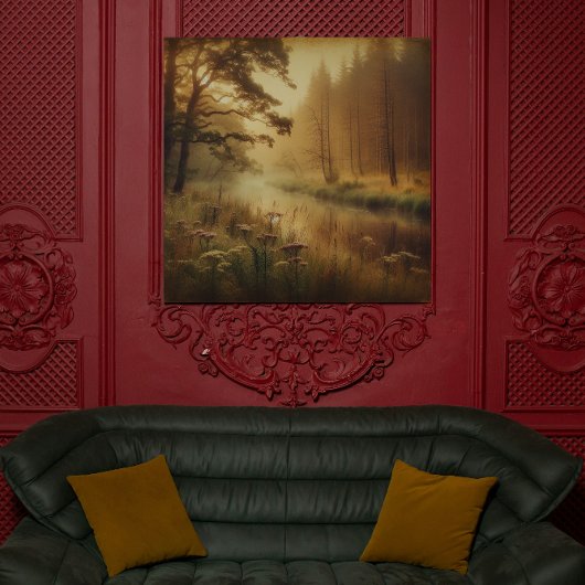 Whispers of the Willow River – Canvas Art キャンバスプリント