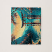 "Whispers of Tranquility: The Spirit Gate" ジグソーパズル (縦)