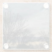 Whispers of Winter ガラスコースター (裏面)