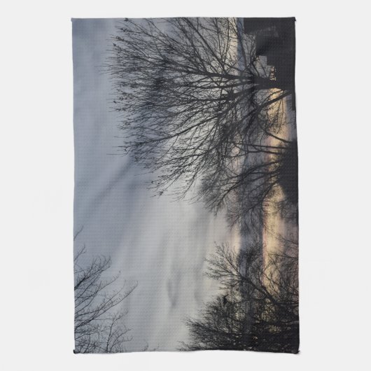 Whispers of Winter キッチンタオル (縦)