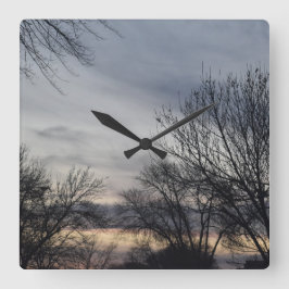 Whispers of Winter スクエア壁時計