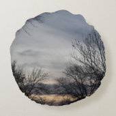 Whispers of Winter ラウンドクッション (裏面)
