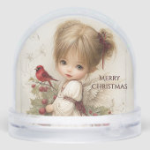 Whispers of Winter – Fairy Child with Cardinal (裏面)