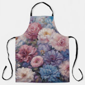 Whispy wildflower design エプロン (正面)