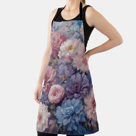 Whispy wildflower design エプロン (インサイチュ)