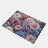 Whispy wildflower design ドアマット (アングル)