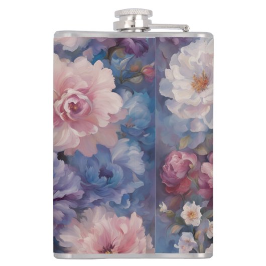 Whispy wildflower design フラスク (裏面)