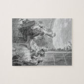 Whistのパーティー1783年、ジーンDambrun (1著刻まれて ジグソーパズル (横)