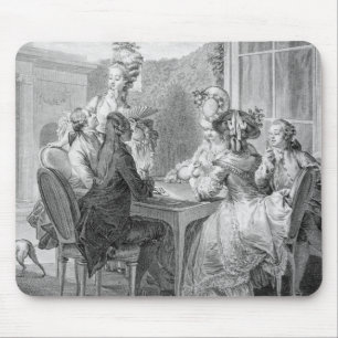 Whistのパーティー1783年、ジーンDambrun (1著刻まれて マウスパッド