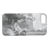 Whistのパーティー1783年、ジーンDambrun (1著刻まれて Case-Mate iPhoneケース (裏面(横))