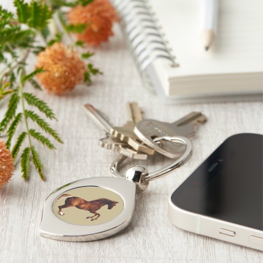 Whistlejacket horse by George Stubbs キーホルダー (側面)