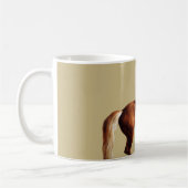 Whistlejacket horse by George Stubbs コーヒーマグカップ (左)