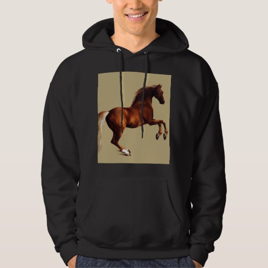 Whistlejacket horse by George Stubbs パーカ (正面)