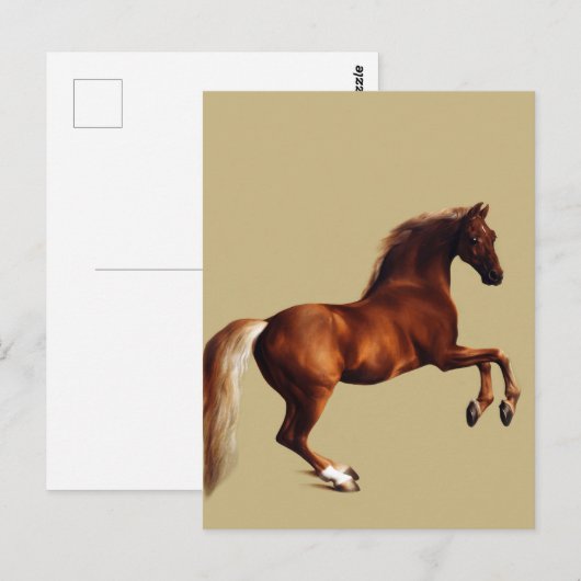 Whistlejacket horse by George Stubbs ポストカード (正面/裏面)