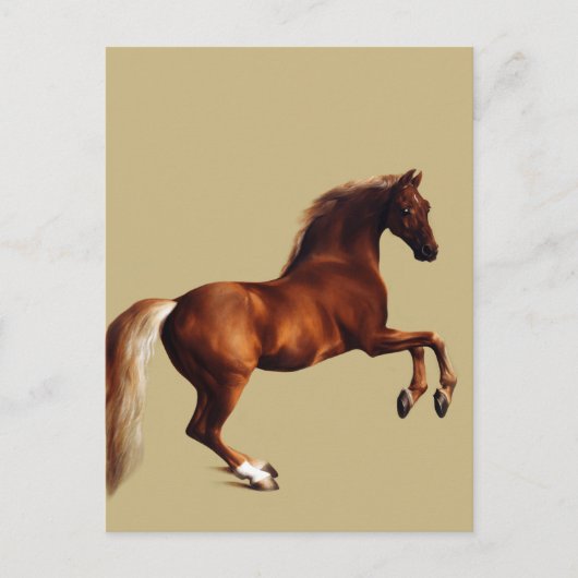 Whistlejacket horse by George Stubbs ポストカード (正面)
