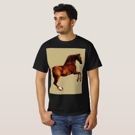 Whistlejacket horse by George Stubbs Tシャツ (正面フル)