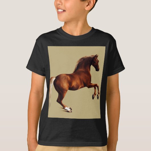 Whistlejacket horse by George Stubbs Tシャツ (正面)