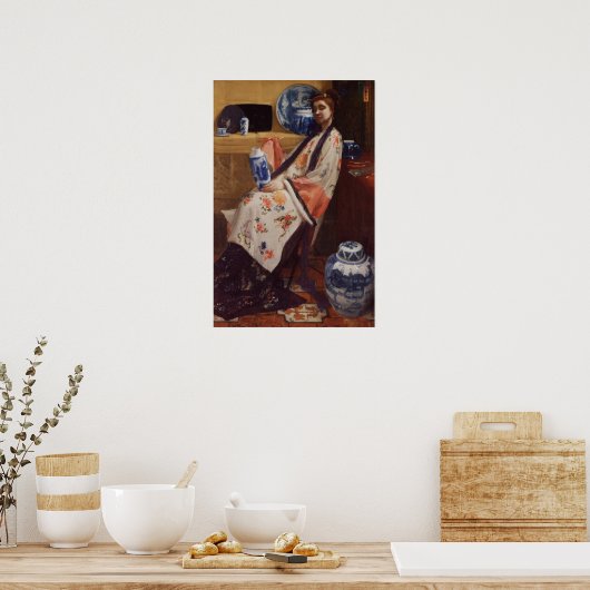 Whistler - Purple and Rose ポスター (キッチン)