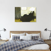 Whistlers mom Bean style キャンバスプリント (インサイチュ (寝室))