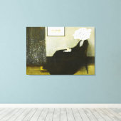 Whistlers mom Bean style キャンバスプリント (インサイチュ (ウッドフロア))