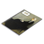 Whistler's mother by James Abbott McNeill Whistler ノートブック (左側)