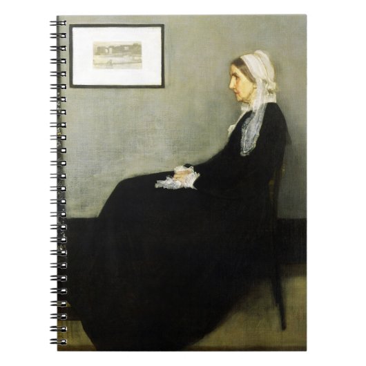 Whistler's mother by James Abbott McNeill Whistler ノートブック (正面)