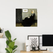 Whistler's mother by James Abbott McNeill Whistler ポスター (ホームオフィス)