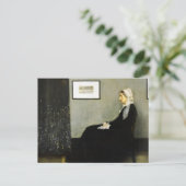 Whistler's mother by James Abbott McNeill Whistler ポストカード (スタンド正面)