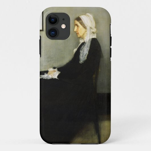 Whistler's mother by James Abbott McNeill Whistler Case-Mate iPhoneケース (裏面)