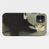 Whistler's mother by James Abbott McNeill Whistler Case-Mate iPhoneケース (裏面(横))