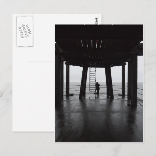 Whitbyの桟橋 ポストカード (正面/裏面)