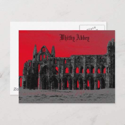 Whitby Abbey ポストカード (正面/裏面)