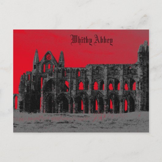 Whitby Abbey ポストカード (正面)