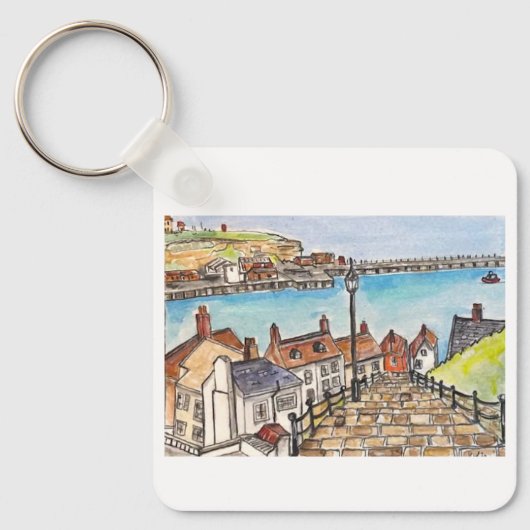 Whitby, England  キーホルダー (正面)