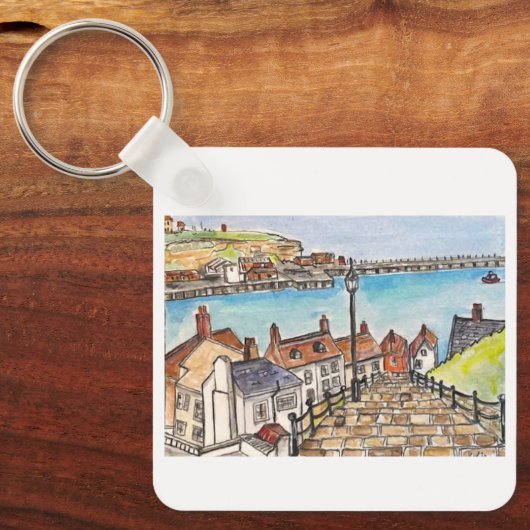 Whitby, England  キーホルダー (正面)