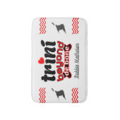 WHITEに名前を付けた愛国的なトリニBeyond de Bone バスマット (正面縦)