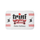 WHITEに名前を付けた愛国的なトリニBeyond de Bone バスマット (正面)