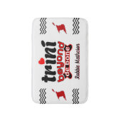 WHITEに名前を付けた愛国的なトリニBeyond de Bone バスマット (正面縦)