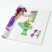 WHiteローラーレディーラップ光沢紙 ラッピングペーパー (アンロールド)